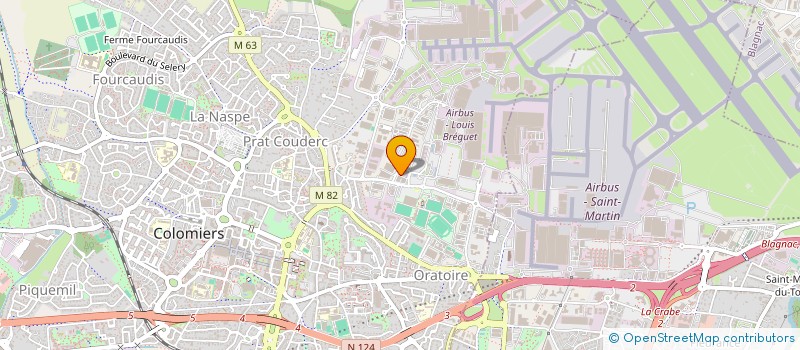 localisation de l'entreprise SCI CASSIOPEE à COLOMIERS