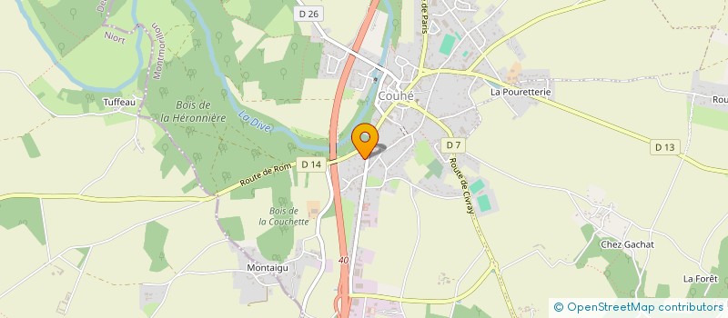 localisation de l'entreprise SCI CASSIOPEE à VALENCE-EN-POITOU