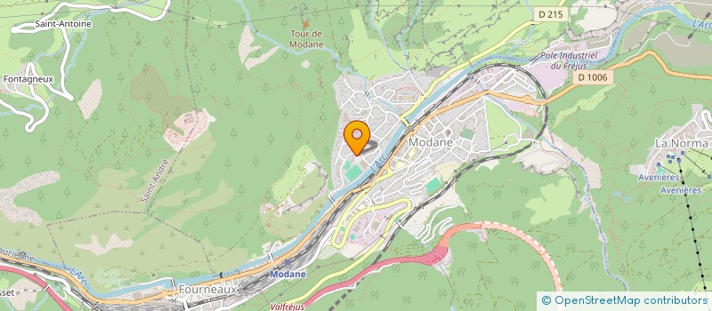 localisation de l'entreprise SCI CASSIOPEE  MODANE