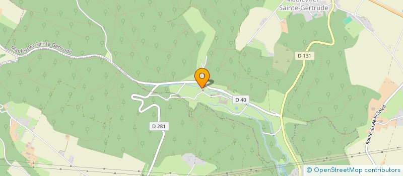 localisation de l'entreprise SCI CASSIOPEE  MAULEVRIER-SAINTE-GERTRUDE