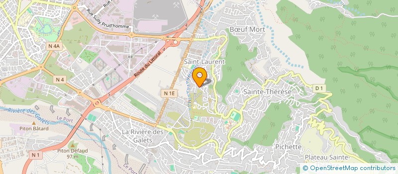 localisation de l'entreprise SCI CASSIOPEE à LA POSSESSION