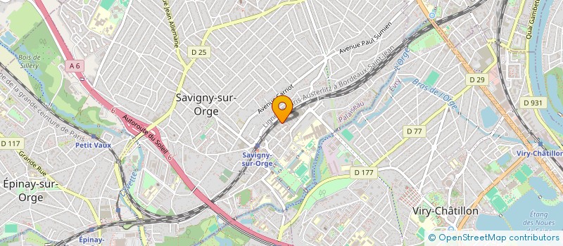 localisation de l'entreprise SCI CASSIOPEE à SAVIGNY-SUR-ORGE