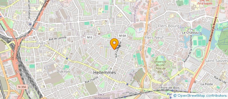 localisation de l'entreprise SCI CASSIOPEE à LILLE