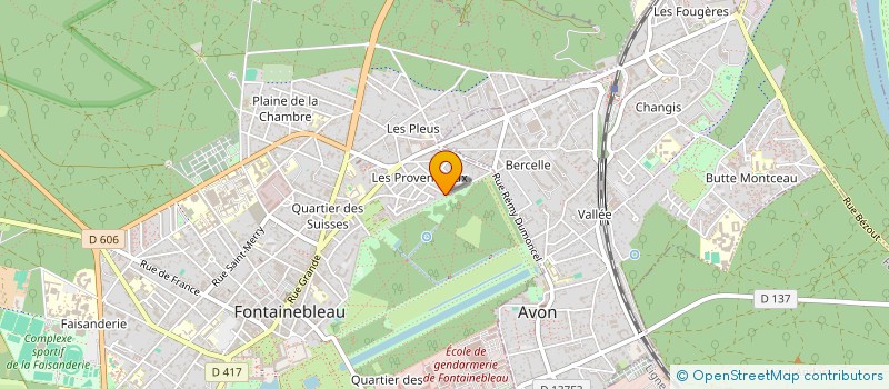 localisation de l'entreprise SCI CASSIOPEE  FONTAINEBLEAU