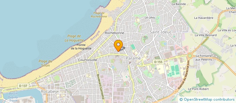 localisation de l'entreprise SCI CASSIOPEE  SAINT-MALO