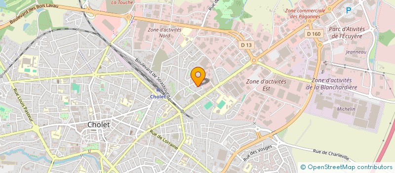 localisation de l'entreprise SCI CASSIOPEE  LE MAY-SUR-EVRE