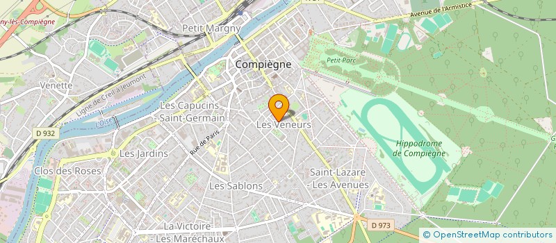 localisation de l'entreprise SCI CASSIOPEE  COMPIEGNE