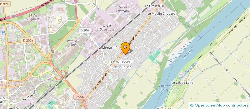 localisation de l'entreprise SCI CASSIOPEE II  LA CHAUSSEE-SAINT-VICTOR