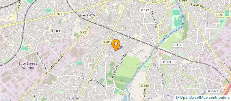 localisation de l'entreprise SCI CASSIOPEE & ORION à LUISANT