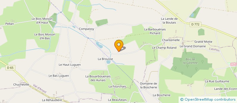 localisation de l'entreprise SCI CASSIOPEIA  VAL D'ANAST