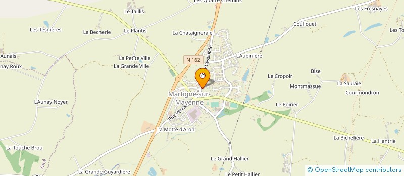 localisation de l'entreprise SCI CASSIOPPEE  MARTIGNE-SUR-MAYENNE