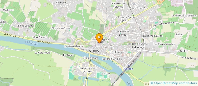 localisation de l'entreprise SCI CASSIS  CHINON