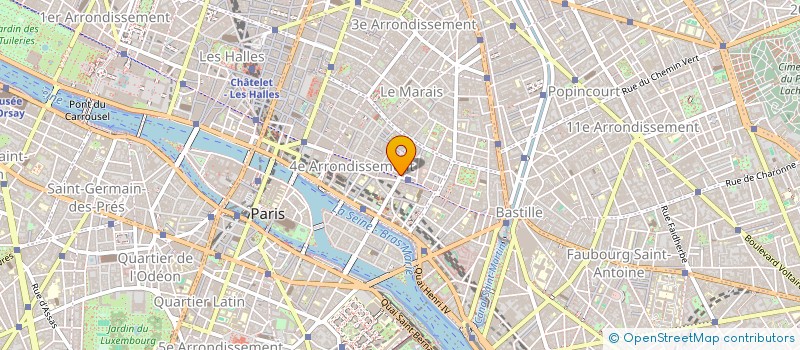 localisation de l'entreprise SCI CASSIS GROSEILLE  PARIS