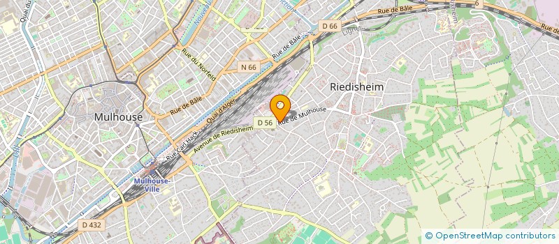 localisation de l'entreprise SCI CASSIUS  RIEDISHEIM