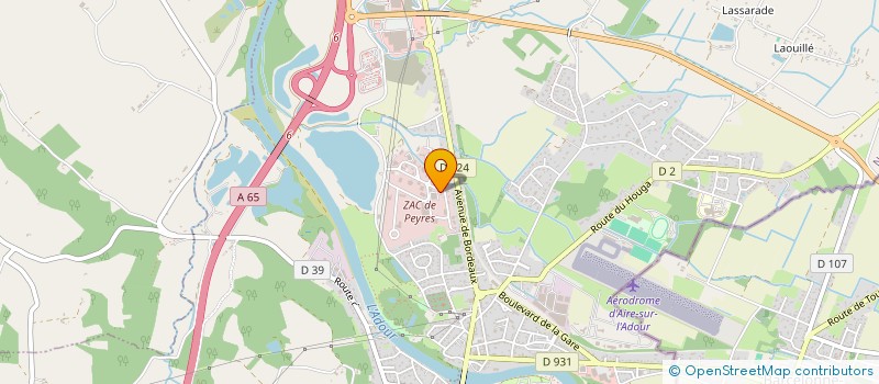 localisation de l'entreprise SCI CAST-ALU  AIRE-SUR-L'ADOUR