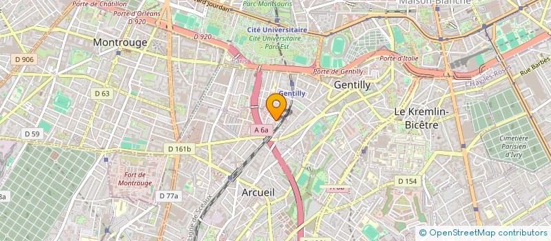 localisation de l'entreprise SCI CASTA  ARCUEIL