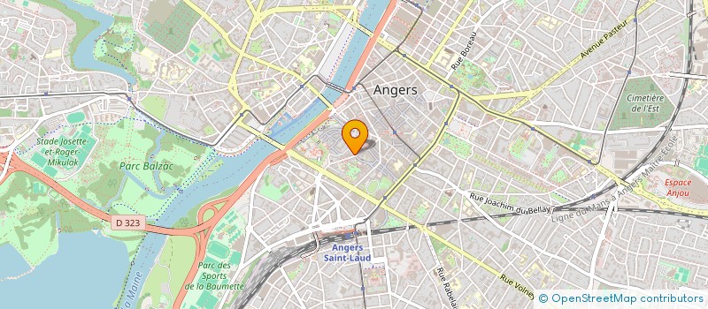 localisation de l'entreprise SCI CASTAFIORE à ANGERS