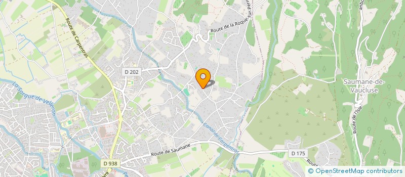 localisation de l'entreprise SCI CASTAFOUGNE  L'ISLE-SUR-LA-SORGUE