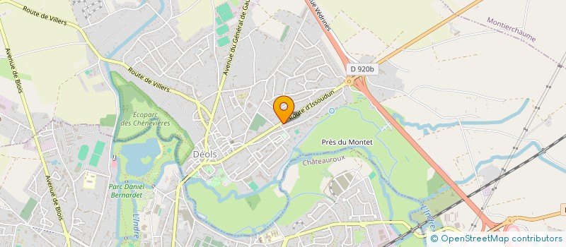 localisation de l'entreprise SCI CASTAFOUINE à DEOLS