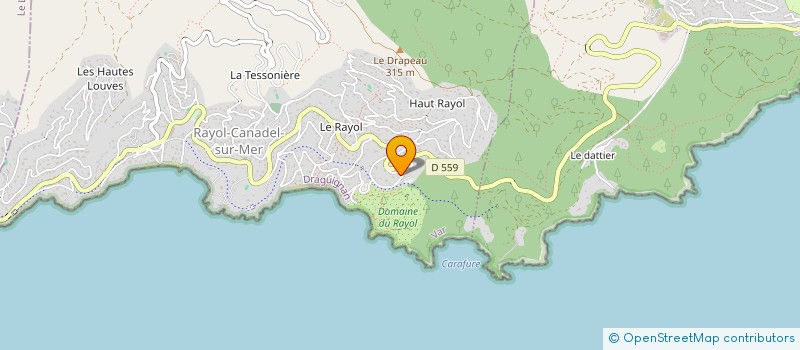 localisation de l'entreprise SCI CASTAGNAREDO à RAYOL-CANADEL-SUR-MER