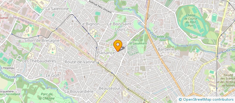 localisation de l'entreprise SCI CASTAGNE à NANTES