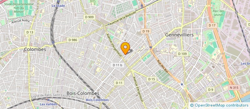localisation de l'entreprise SCI CASTAGNETTINA à ASNIERES-SUR-SEINE