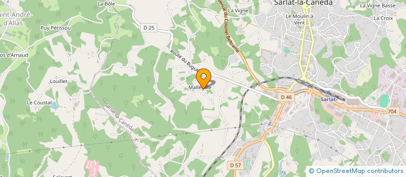 localisation de l'entreprise SCI CASTAIMMO à SARLAT-LA-CANEDA