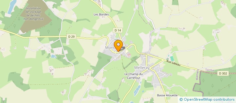 localisation de l'entreprise SCI CASTAING  MONTMIRAIL