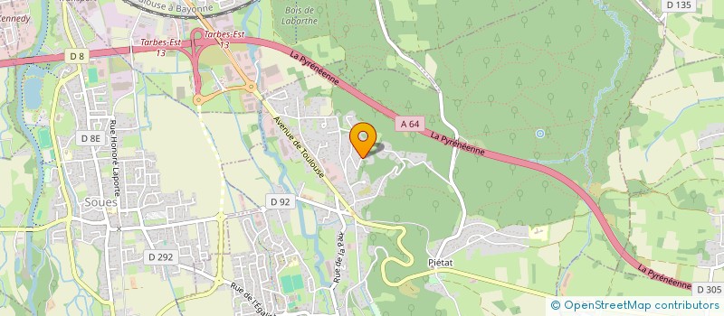 localisation de l'entreprise SCI CASTAING  BARBAZAN-DEBAT