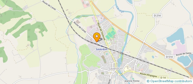 localisation de l'entreprise SCI CASTAING ROQUES à SAVERDUN