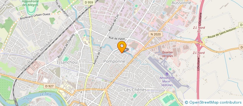 localisation de l'entreprise SCI CASTAN  MONTAUBAN