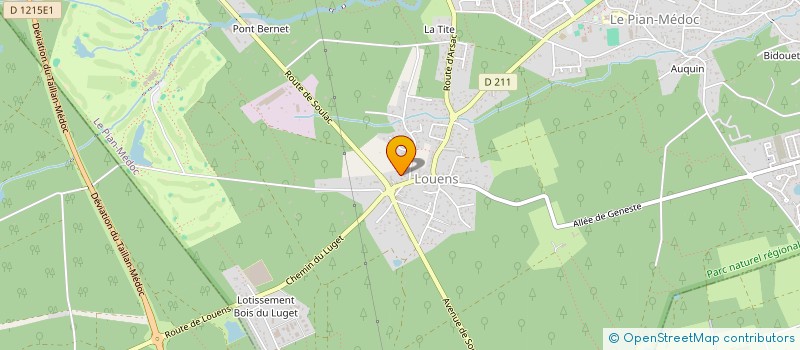 localisation de l'entreprise SCI CASTAN-ARNAUTIN  LE PIAN-MEDOC