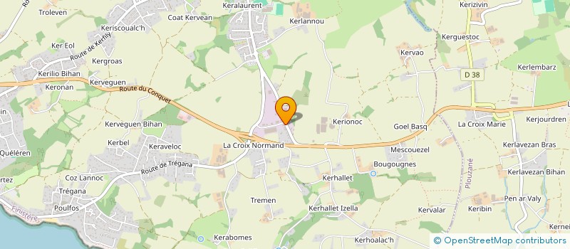 localisation de l'entreprise SCI CASTANEA  LOCMARIA-PLOUZANE