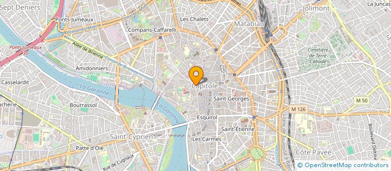 localisation de l'entreprise SCI CASTANET à TOULOUSE
