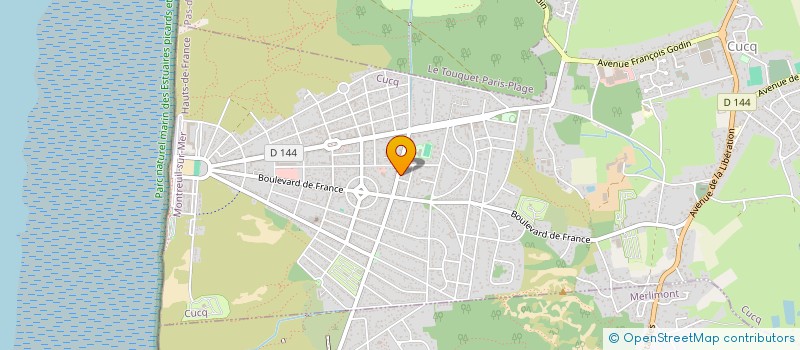 localisation de l'entreprise SCI CASTAR  CUCQ