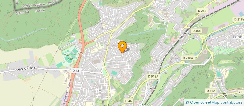 localisation de l'entreprise SCI CASTE à LONGWY