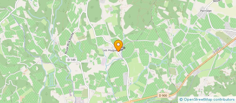 localisation de l'entreprise SCI CASTEAU  ROUSSILLON