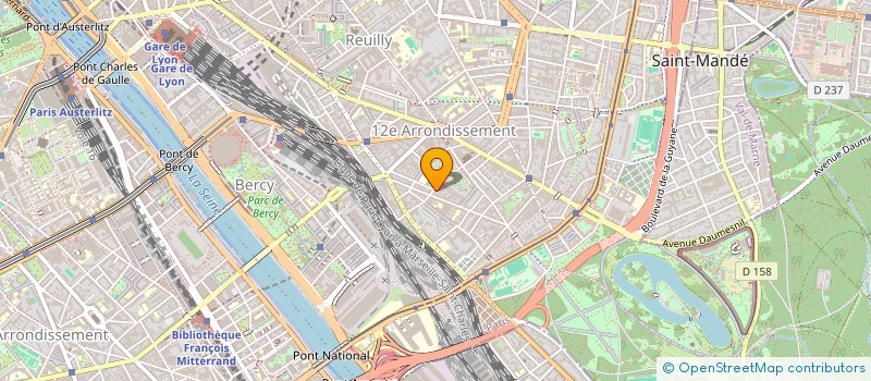 localisation de l'entreprise SCI CASTEGUI  PARIS