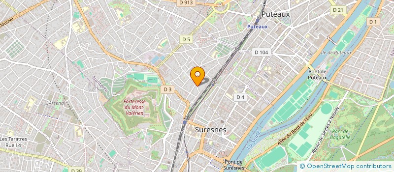 localisation de l'entreprise SCI CASTEL à SURESNES