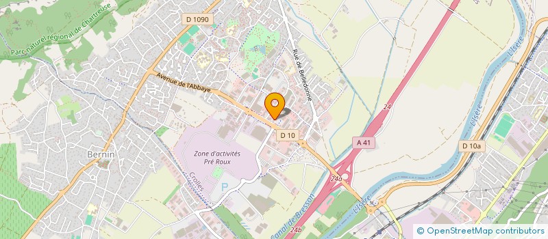 localisation de l'entreprise SCI CASTEL  CROLLES