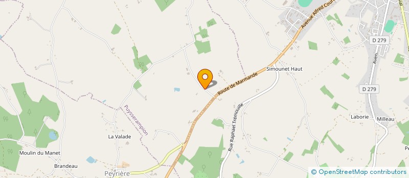 localisation de l'entreprise SCI  CASTEL  PUYSSERAMPION