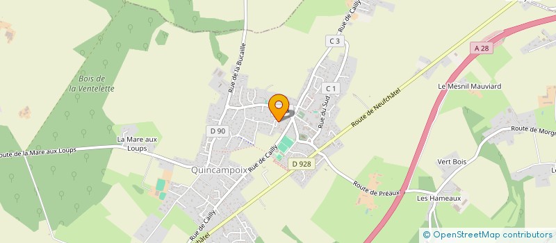 localisation de l'entreprise SCI CASTEL  QUINCAMPOIX