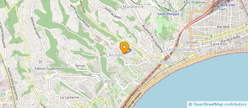 localisation de l'entreprise SCI CASTEL BRETON à NICE