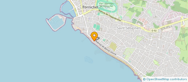 localisation de l'entreprise SCI CASTEL BRIAND  PORNICHET