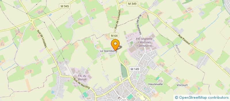 localisation de l'entreprise SCI CASTEL DE LA BASSEE  LINSELLES