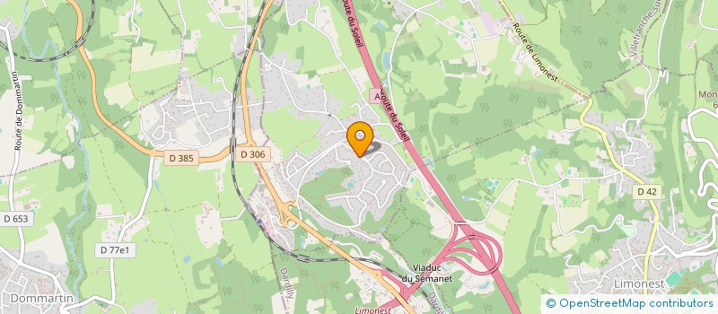 localisation de l'entreprise SCI CASTEL FLEURIE  LISSIEU