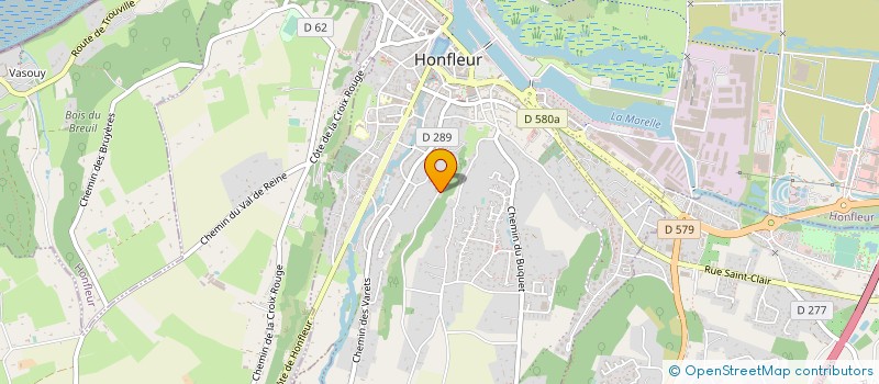 localisation de l'entreprise SCI CASTEL FLOR à HONFLEUR