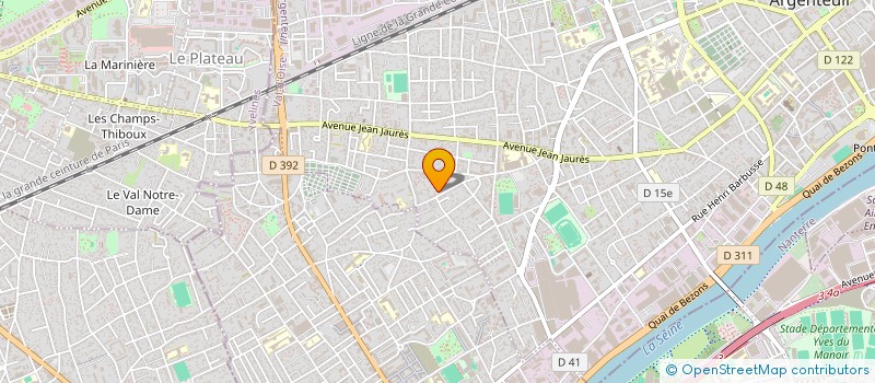 localisation de l'entreprise SCI CASTEL IMMO  ARGENTEUIL