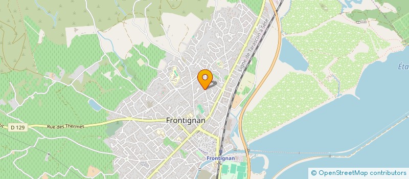 localisation de l'entreprise SCI CASTEL LES CLASMES à FRONTIGNAN