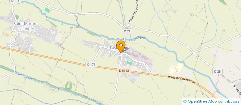 localisation de l'entreprise SCI CASTEL MAULEON  CASTELNAUDARY